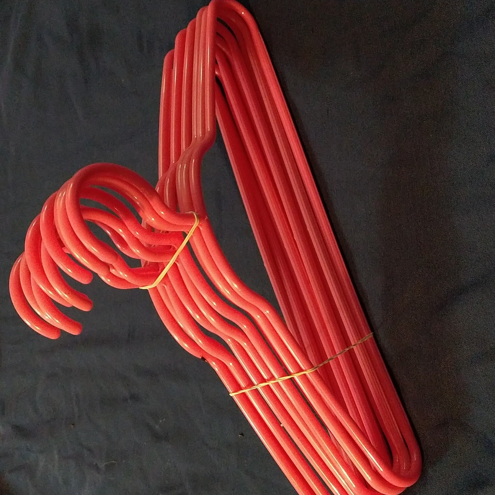 10  Hot Pink Baby Hangers Standard Style